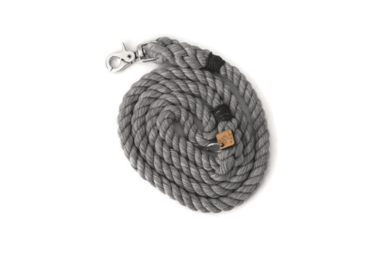 Rope Dog Leash (Color: Grey, size: 4 FT)