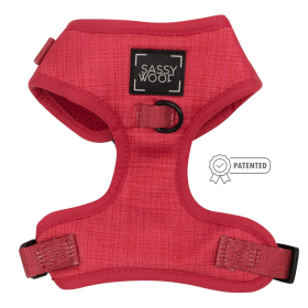 Adjustable Harness (Color: Merlot, size: XLarge)