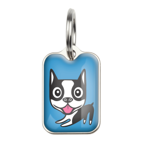 Lili Chin (Color: Lili Chin Blue, size: Small (2.5cm x 1.5 cm))