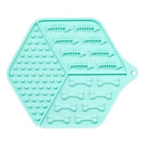 Dog Lick Mat (Color: Turquoise)