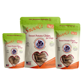 Sweet Potato Dog Chips - Soup bone shaped (size: 1lb)